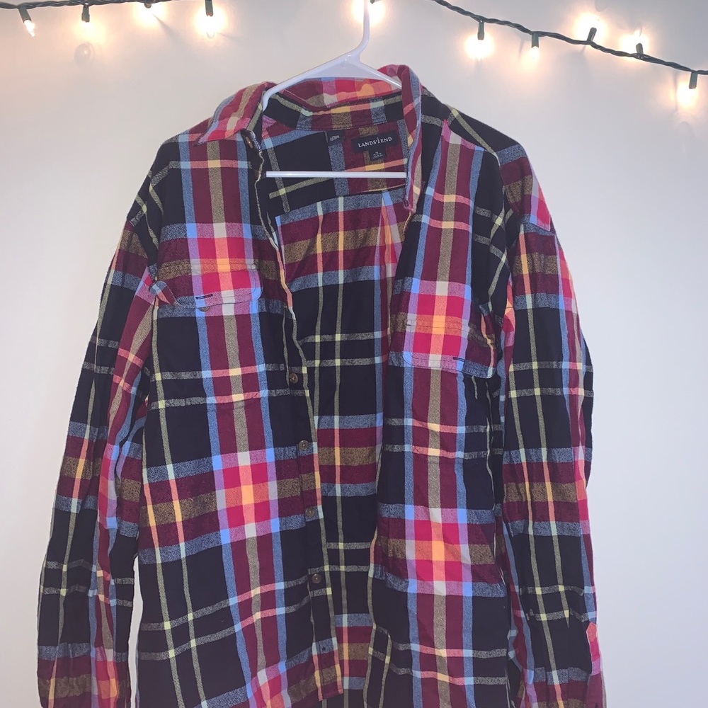 Lands End Oversized Flannel